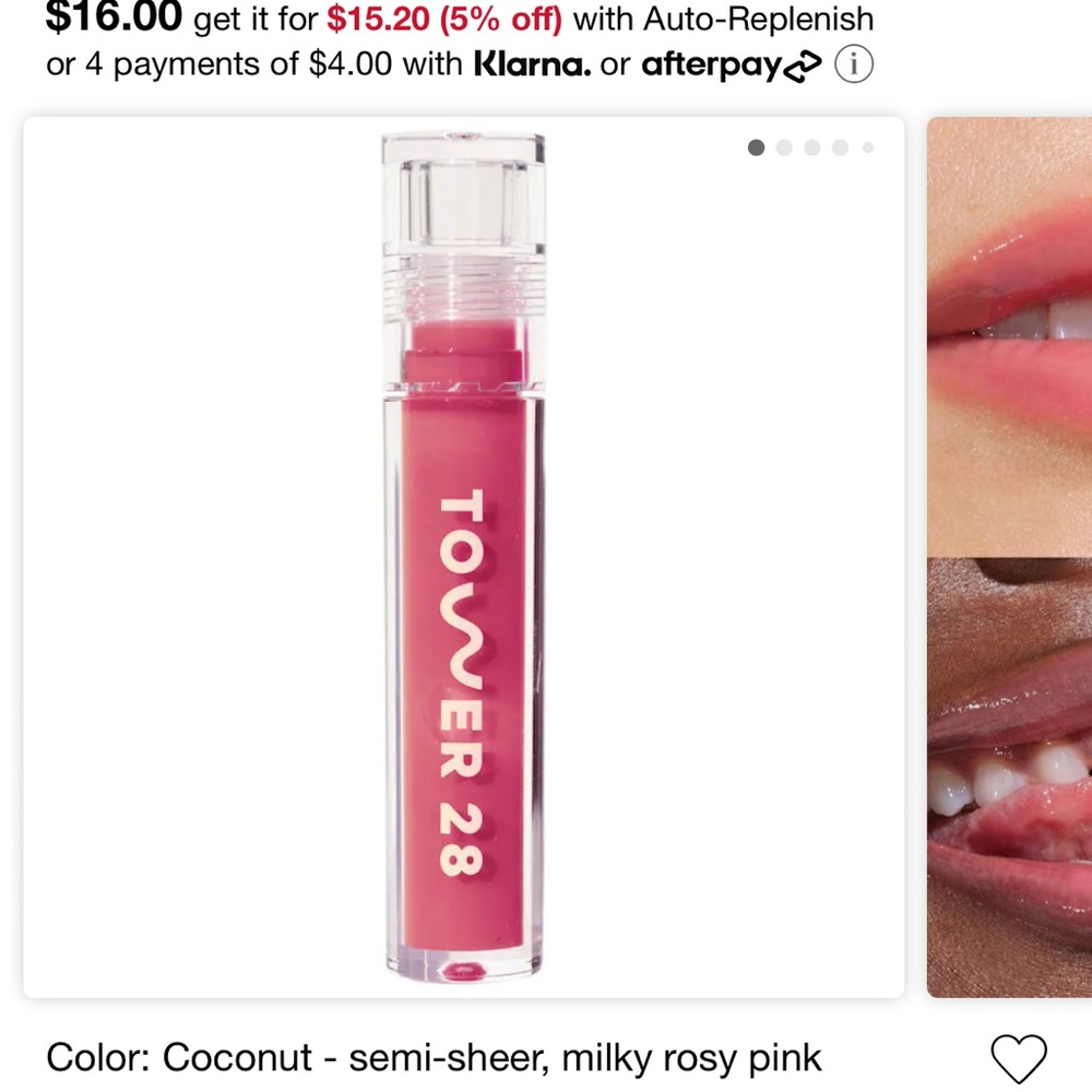 Tower 28 ShineOn Lip Jelly Non-Sticky Gloss